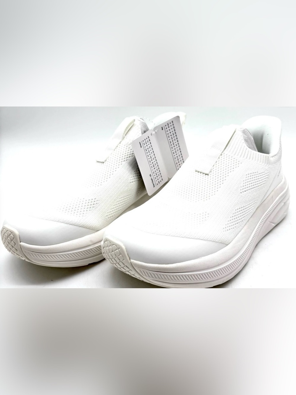New in Box Airhas All-White Slip-On Athletic Walking Sneakers 8